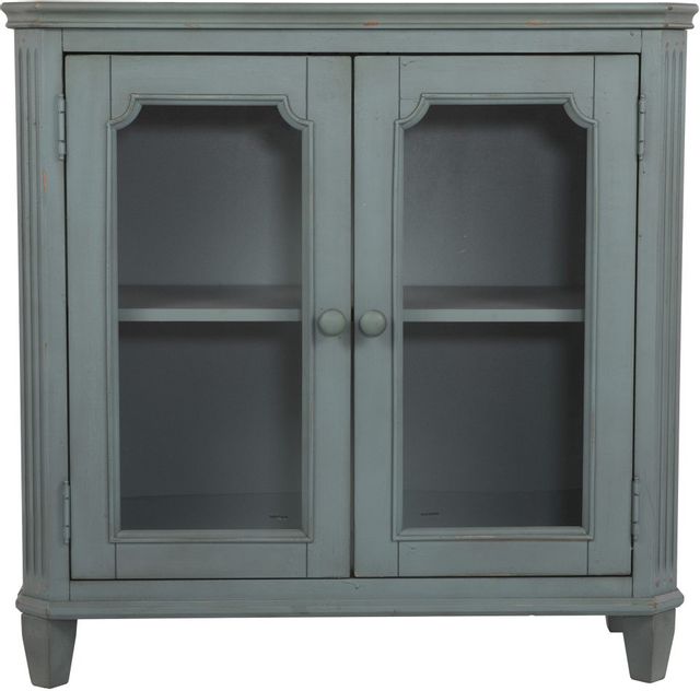 Signature Design by Ashley® Mirimyn Antique Teal Accent Cabinet 0
