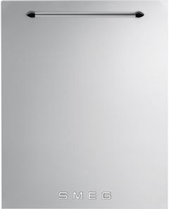 Smeg Victoria Fingerprint Proof Stainless Steel Dishwasher Door Panels-KIT86VX
