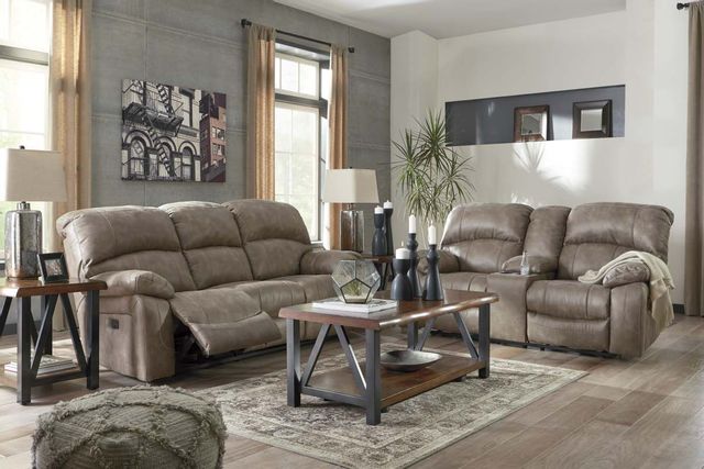 Signature Design by Ashley® Dunwell Power Reclining Sofa with Adjustable Headrest 10
