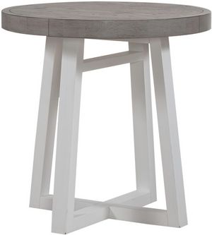 Liberty Palmetto Heights Two-Tone Shell/White Rectangular End Table