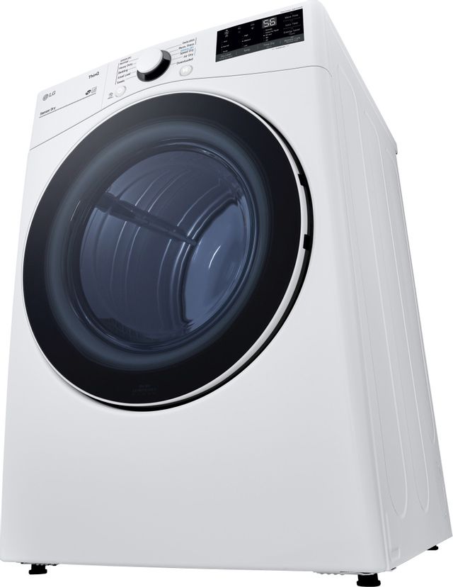 LG 7.4 Cu. Ft. White Front Load Gas Dryer 5