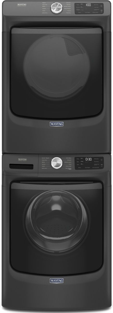 Maytag® Volcano Black Front Load Laundry Pair | McLellan BrandSource ...