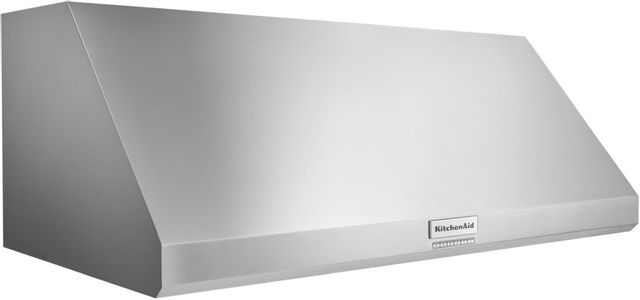 KitchenAid® 48'' Stainless Steel Commercial-Style Wall-Mount Canopy Range Hood 2