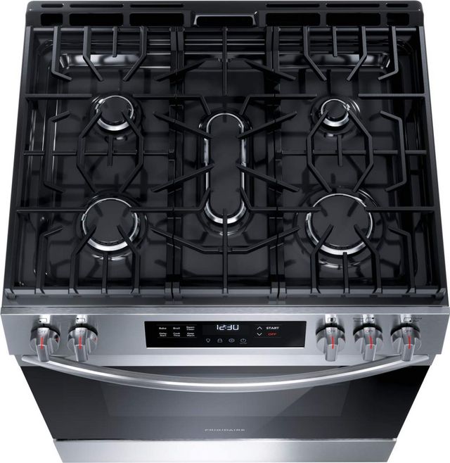 Frigidaire® 30" Stainless Steel Freestanding Gas Range with Front Controls 5