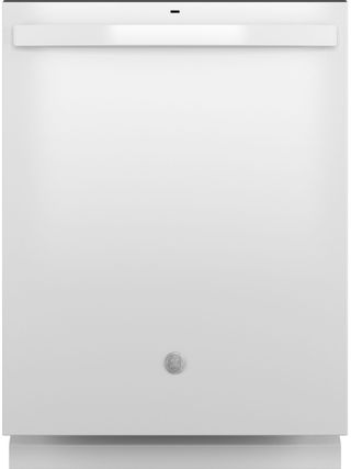 GE® 24" White Built-In Dishwasher