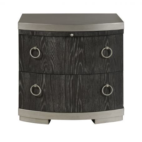 rounded nightstand