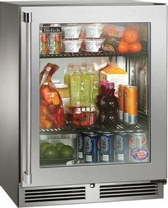 Perlick® Signature Series Sottile 3.1 Cu. Ft. Stainless Steel Outdoor Beverage Center 