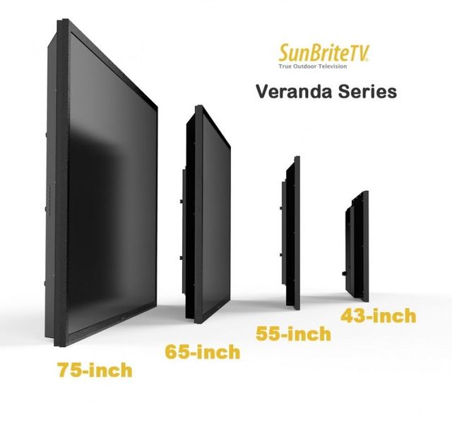 SunBriteTV® Veranda Series 65" LED 4K Ultra HD Full Shade Outdoor TV 37