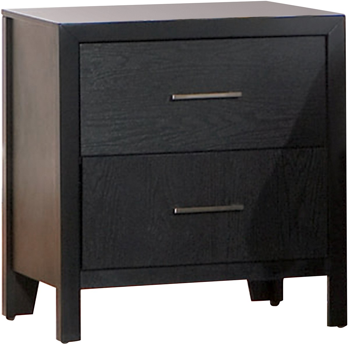 coaster black nightstand