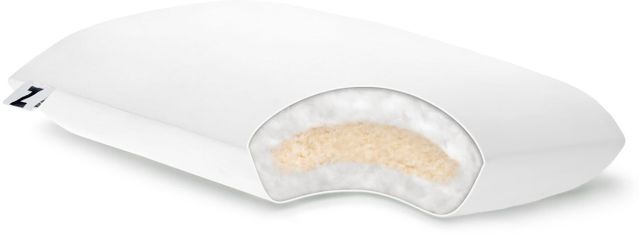 Malouf® Z® Shredded Latex + Gelled Microfiber® Standard Pillow 1