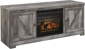 Signature Design by Ashley® Wynnlow Gray TV Stand with Electric Fireplace