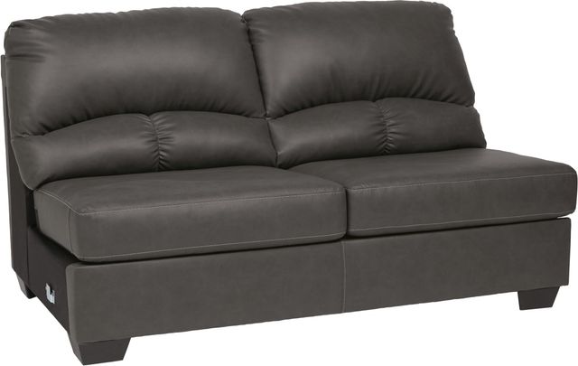 Benchcraft® Aberton 3-Piece Gray Sectional with Chaise-3