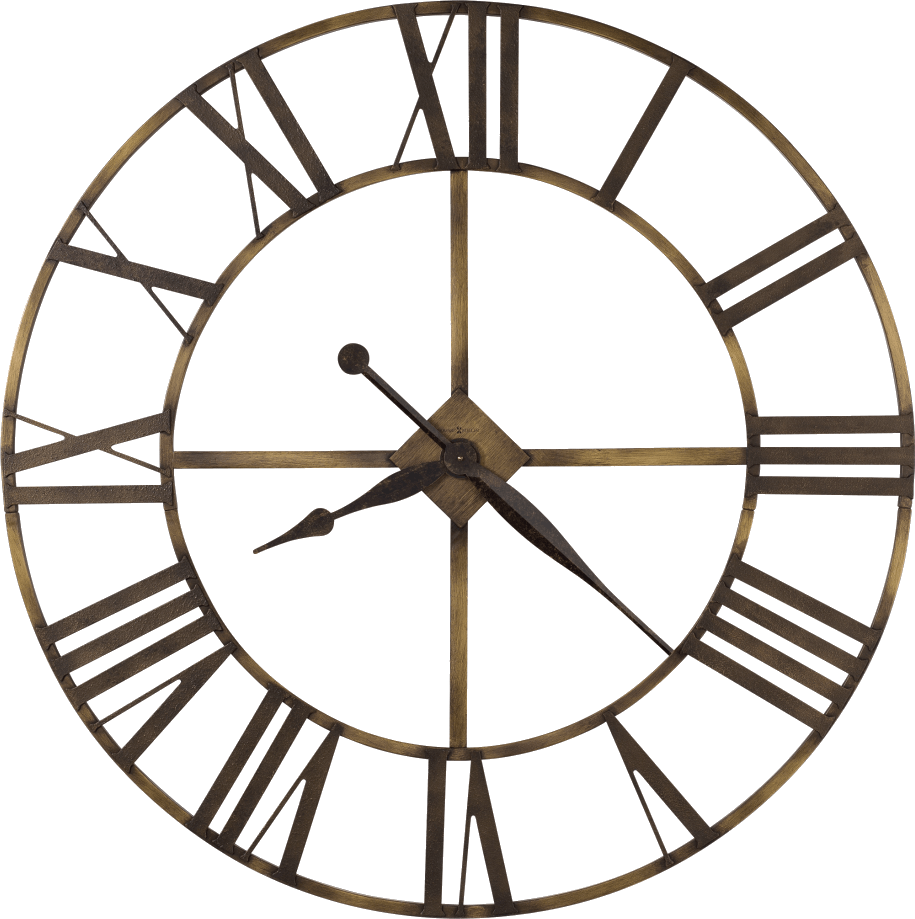 Howard Miller® Wingate Antique Brass Wall Clock