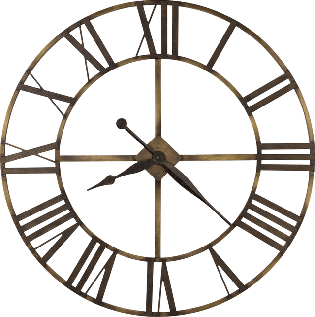 Howard Miller® Wingate Antique Brass Wall Clock-0
