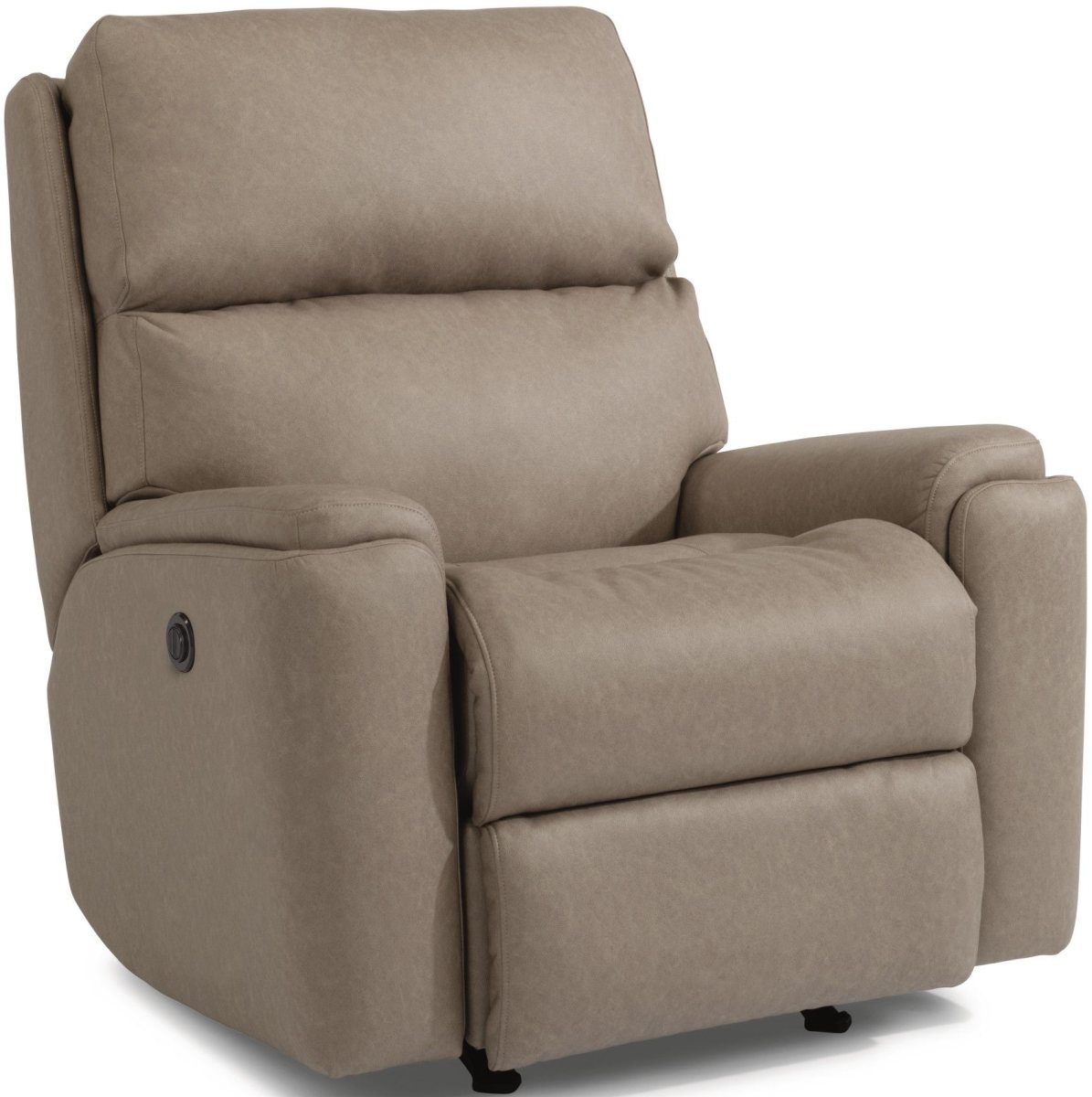 Flexsteel® Rio Gray Flint Power Rocking Recliner | Hoelscher's Fine ...