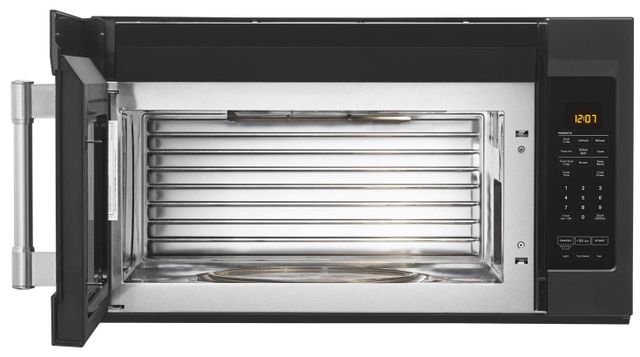 Maytag® 1.9 Cu. Ft. Cast Iron Black Over The Range Microwave 7