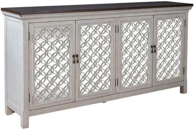Liberty Furniture Westridge Wire Brushed Gray Accent Cabinet-0