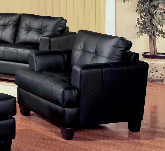 Coaster® Samuel 3-Piece Black Living Room Set 3