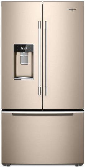 Whirlpool® 24 Cu. Ft. Smart Counter Depth French Door Refrigerator-Sunset Bronze