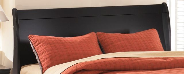 Panneau de pied de lit double double Huey Vineyard, noir, Signature Design by Ashley®