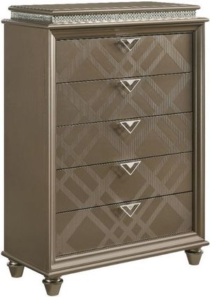 Crown Mark Cristal Brown Chest