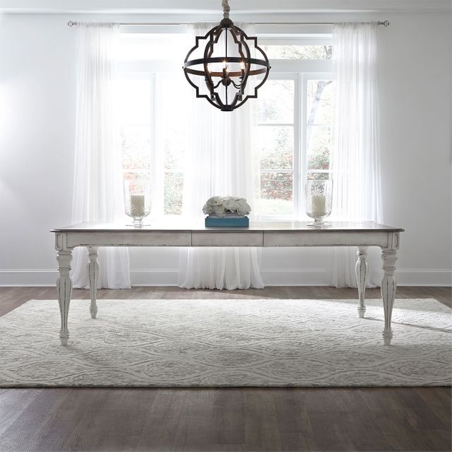 Liberty Furniture Magnolia Manor 5 Piece Antique White Rectangular Table Set-3