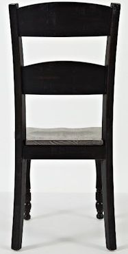 Jofran Inc. Madison County Black Ladderback Dining Chair 1