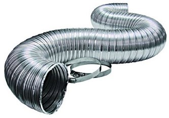 Yale Appliance Semi-Rigid Transition Duct with Clamps