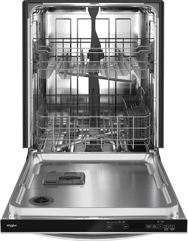 Whirlpool® 24" Fingerprint Resistant Stainless Steel Built In Dishwasher-1