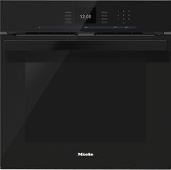 Miele 21.81" Obsidian Black Electric Built in Single Wall Oven