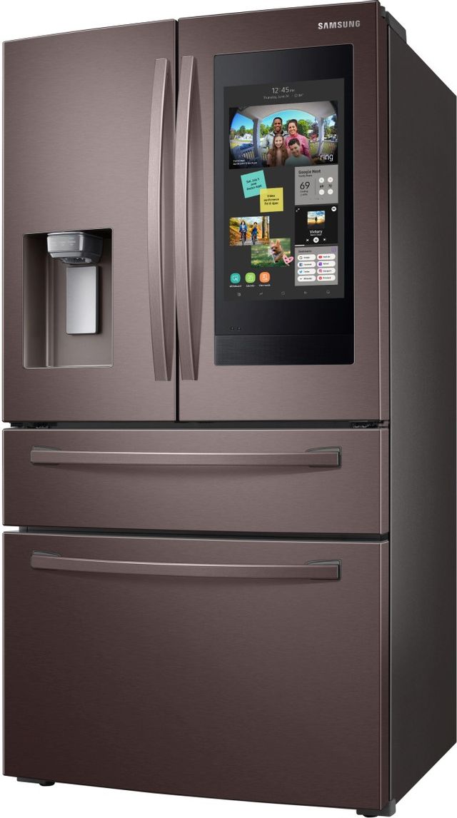 Samsung 22.2 Cu. Ft. Fingerprint Resistant Tuscan Stainless Steel Counter Depth French Door Refrigerator 5
