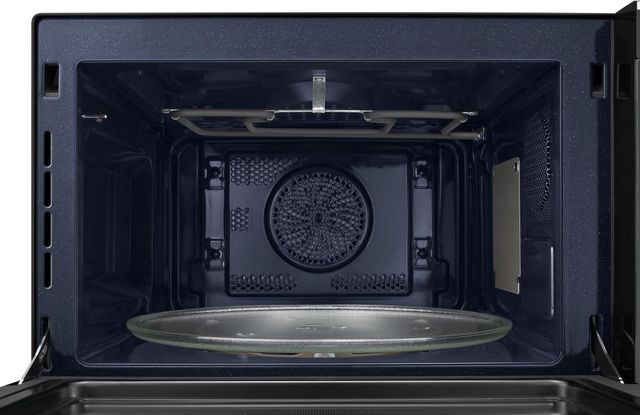 Samsung 1.1 Cu. Ft. Fingerprint Resistant Black Stainless Steel Counter Top Microwave 10