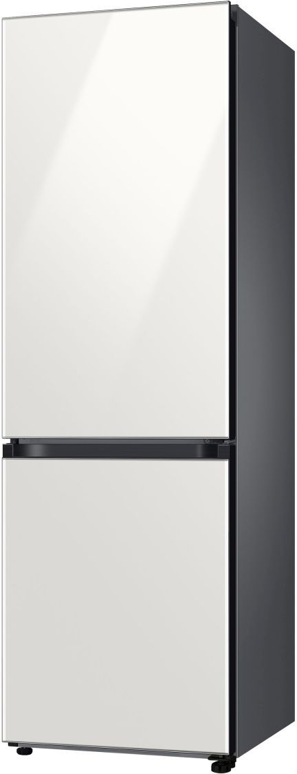 Samsung 12.0 Cu. Ft. Bespoke Grey Glass Bottom Freezer Refrigerator with Customizable Colors and Flexible Design 15
