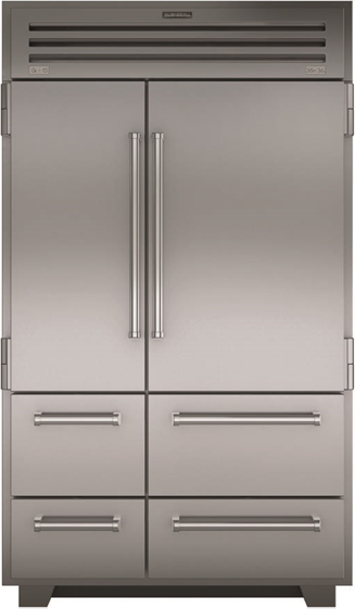 Sub-Zero® PRO 30.4 Cu. Ft. Stainless Frame Side-by-Side Refrigerator-0