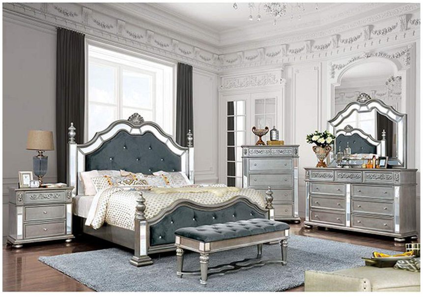 silver queen bedroom set