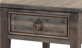 Durham Furniture Distillery Solid Accents Trenton Grey End Table 1