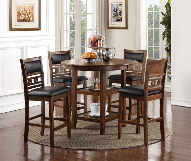 New Classic Furniture Gia Counter Table & 4 Stools-0