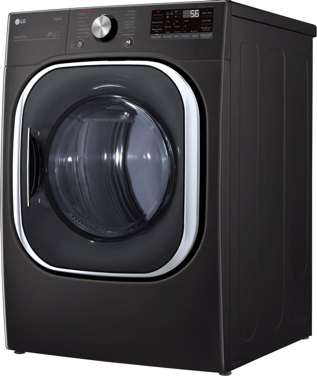 LG Black Steel Front Load Laundry Pair 7