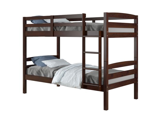 Donco Trading Company Twin Over Twin Bunk Bed-0