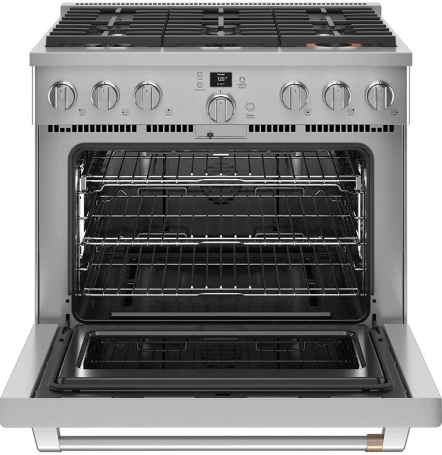 Café™ 36" Stainless Steel Pro Style Gas Range 1
