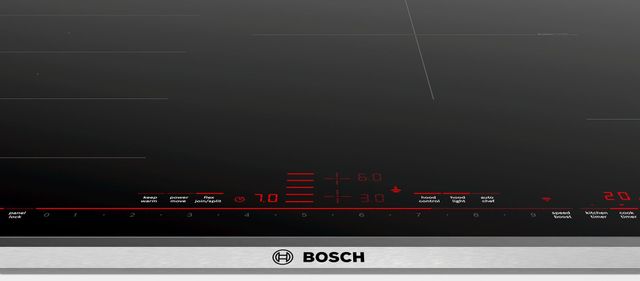 Bosch Benchmark® 30" Black With Stainless Steel Frame Induction Cooktop-1