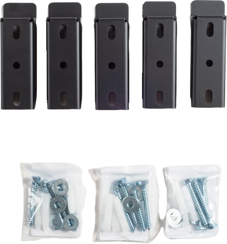 Salamander Designs® Synergy Quad Cabinet Wall Mounting Kit