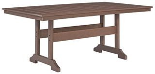 Signature Design by Ashley® Emmeline Brown Outdoor Dining Table