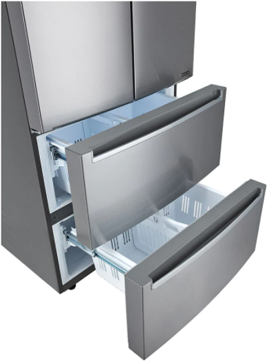 Réfrigérateur à portes françaises à profondeur de comptoir de 33 po LG® de 19,0 pi³ - Acier inoxydable résistant aux traces de doigts 3