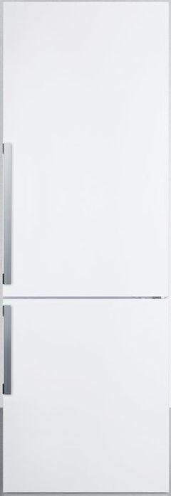 Summit® 11.4 Cu. Ft. White Counter Depth Bottom Freezer Refrigerator