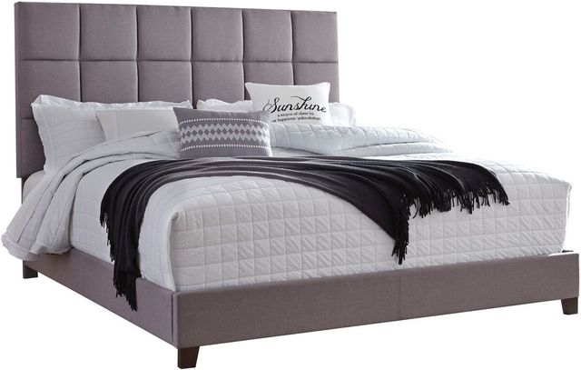 Signature Design by Ashley® Dolante 2-Piece Gray King Panel Bed Set-1