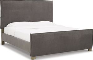Millennium® by Ashley® Krystanza Weathered Gray Queen Upholstered Panel Bed