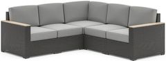 homestyles® Boca Raton Brown Outdoor 5-Seat Sectional