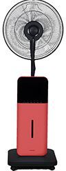 CoolZone by Sunheat® Red Dry Mist Bluetooth Speaker Fan