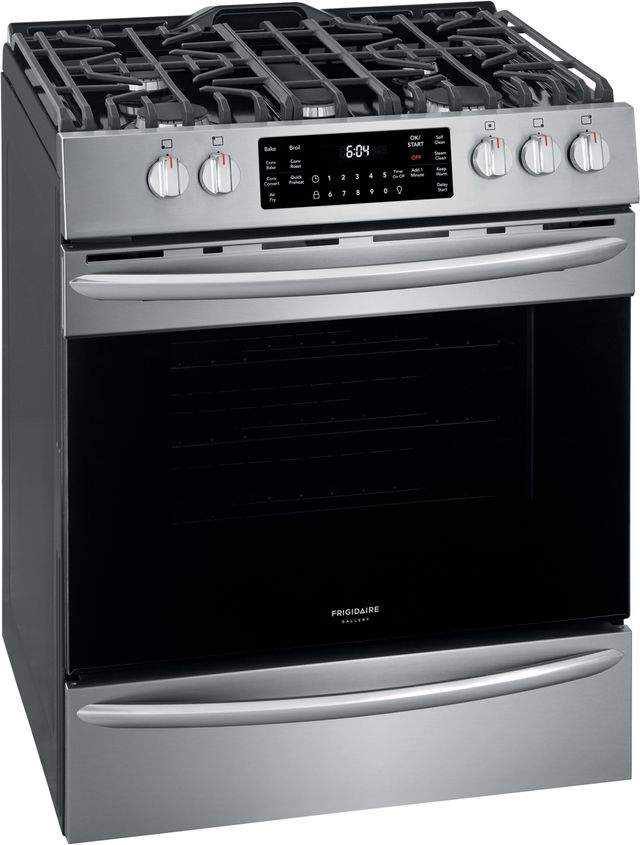 Frigidaire Gallery® 29.88" Stainless Steel Free Standing Gas Range with Air Fry 7